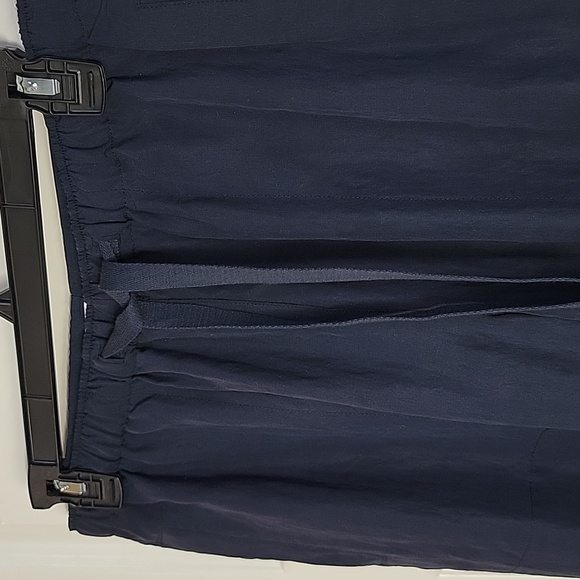 VINCE UTILITY HIGH RISE DRAWSTRING PANTS NAVY SZ SMALL - Picture 6 of 13